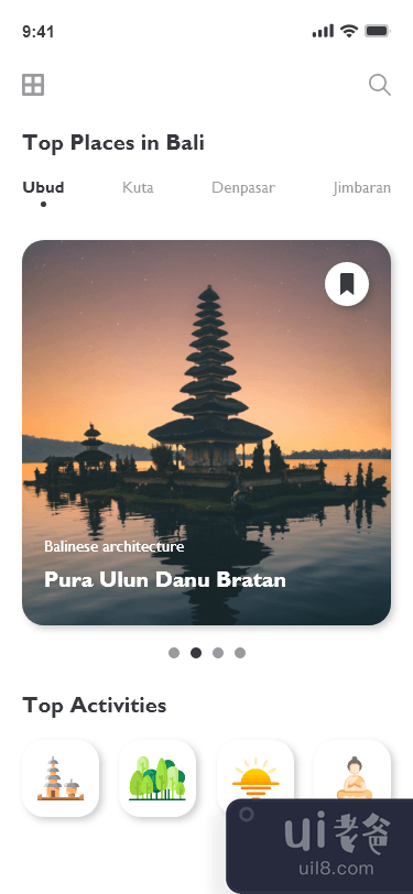 巴厘岛地方用户界面(Bali Places UI)插图3
