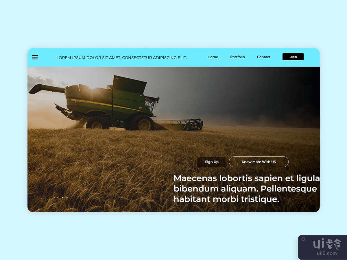 agriculture web concept