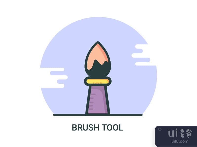 Brush Tool Illustration
