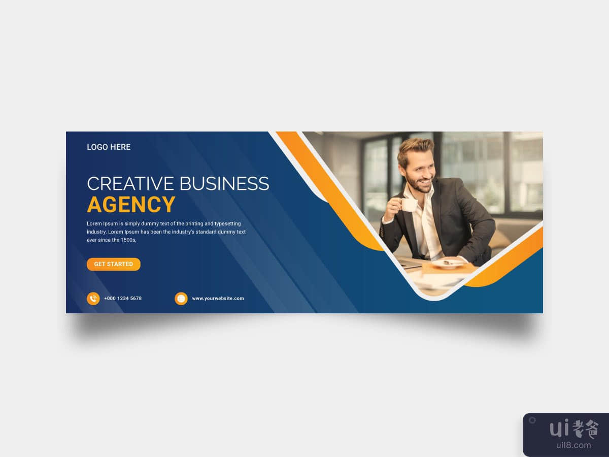 Creative Business Agency Banner & Facebook Cover Design