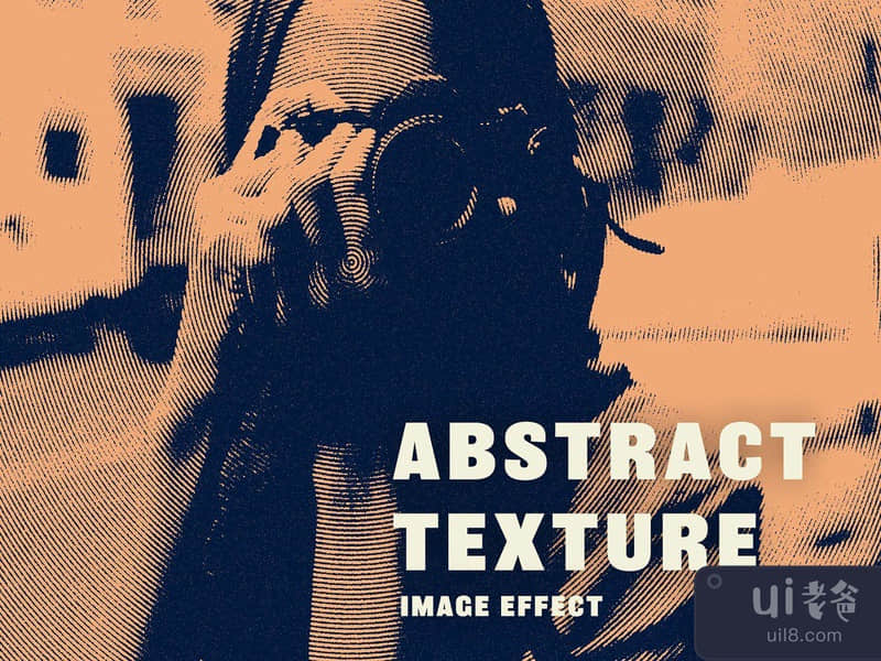 Abstract Texture Image Effect