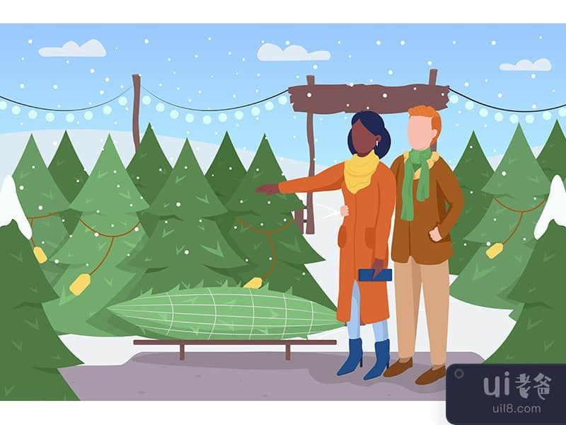 圣诞插图包(Christmas illustrations bundle)插图15