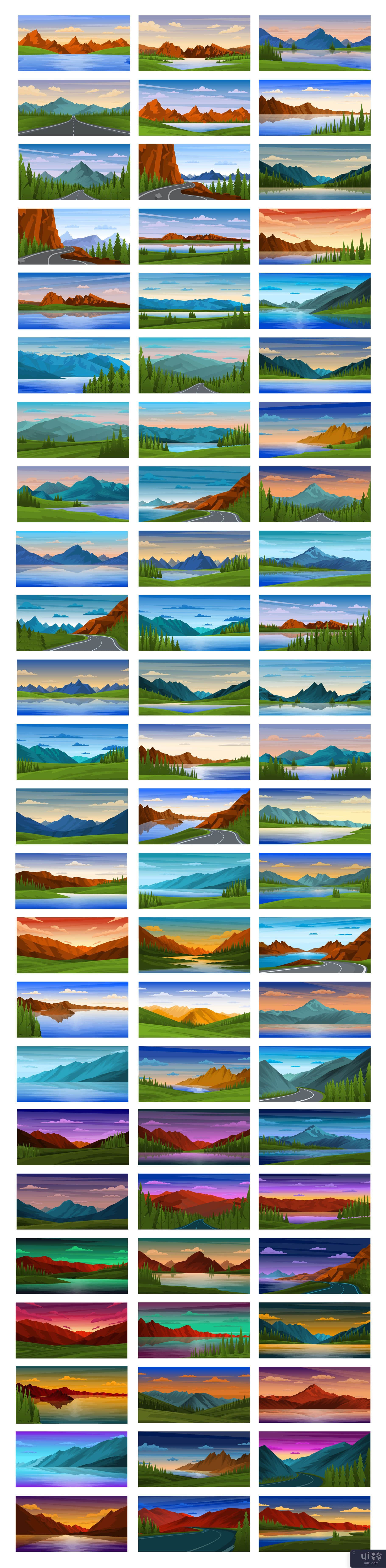 250个美丽的山背景(250 Beautiful Mountain Backgrounds)插图8