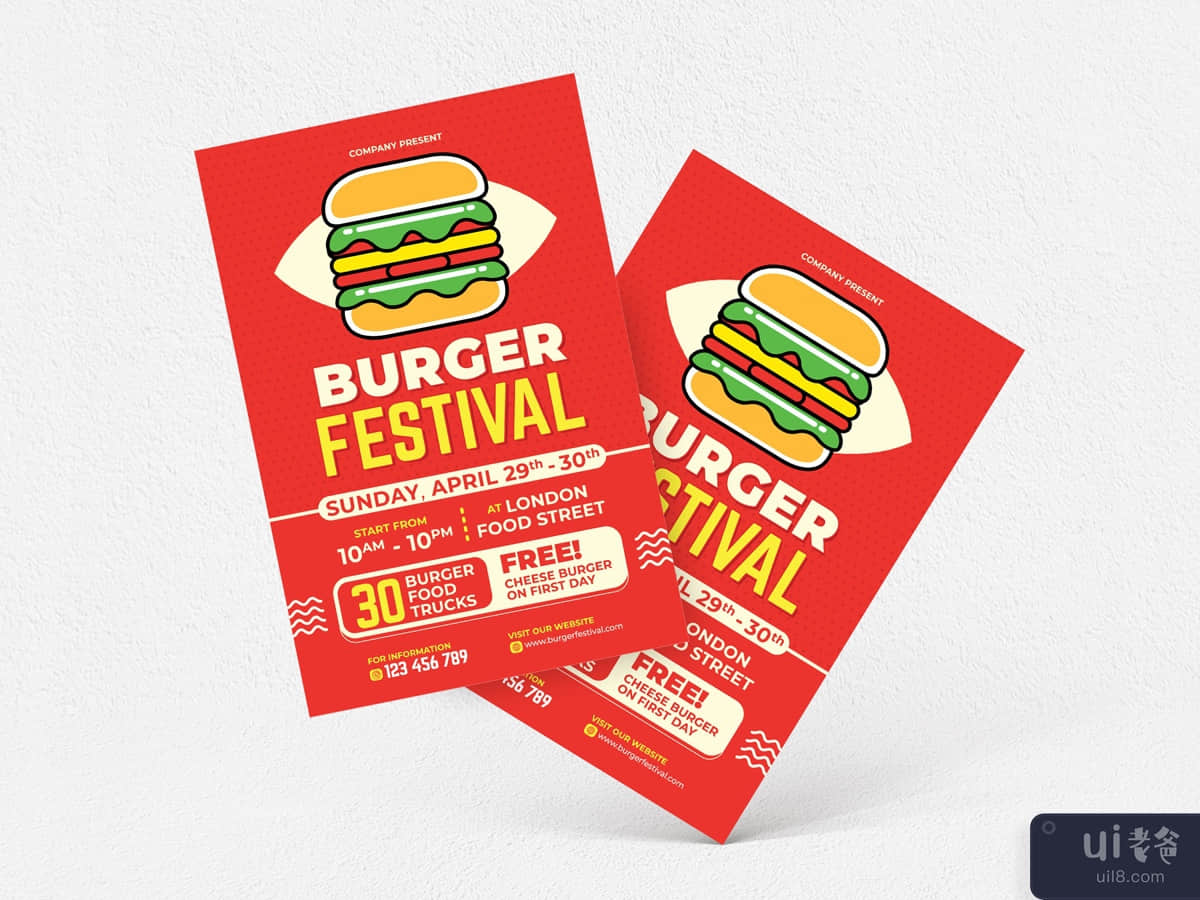 Burger Festival #01 Flyer
