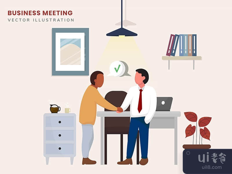 Business Meeting Vector Illustration
