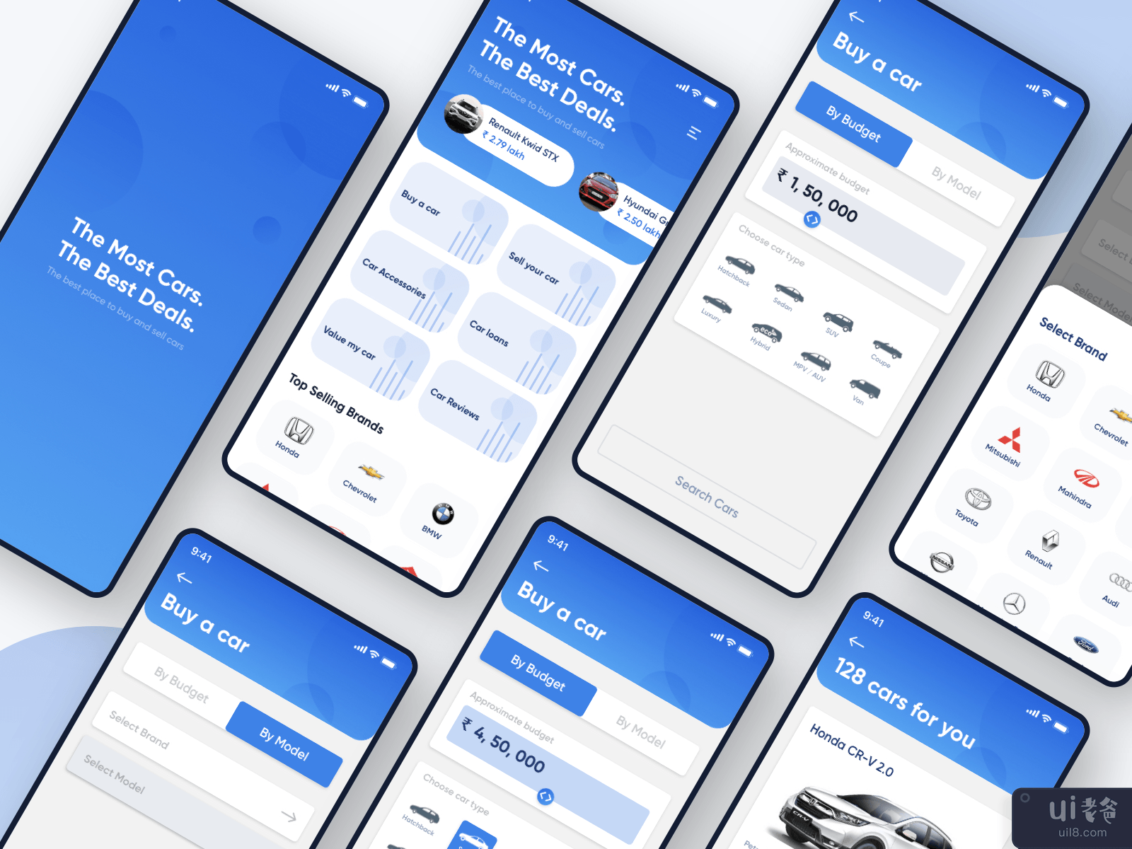 汽车市场应用概念(Car Marketplace App Concept)插图2