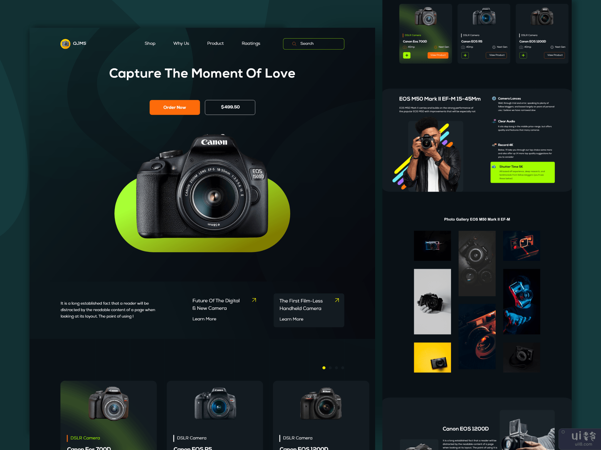 相机 - 产品登陆页面(Camera - Product Landing Page)插图3