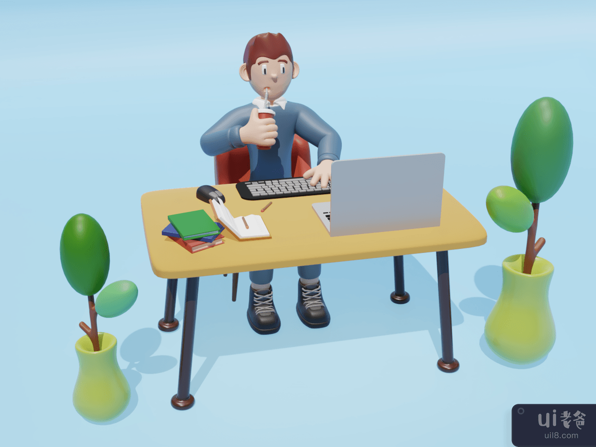 3D Illustration learning at home