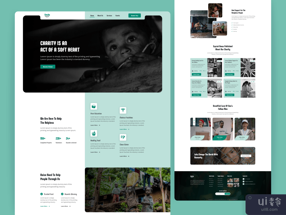 Charity Landing Page