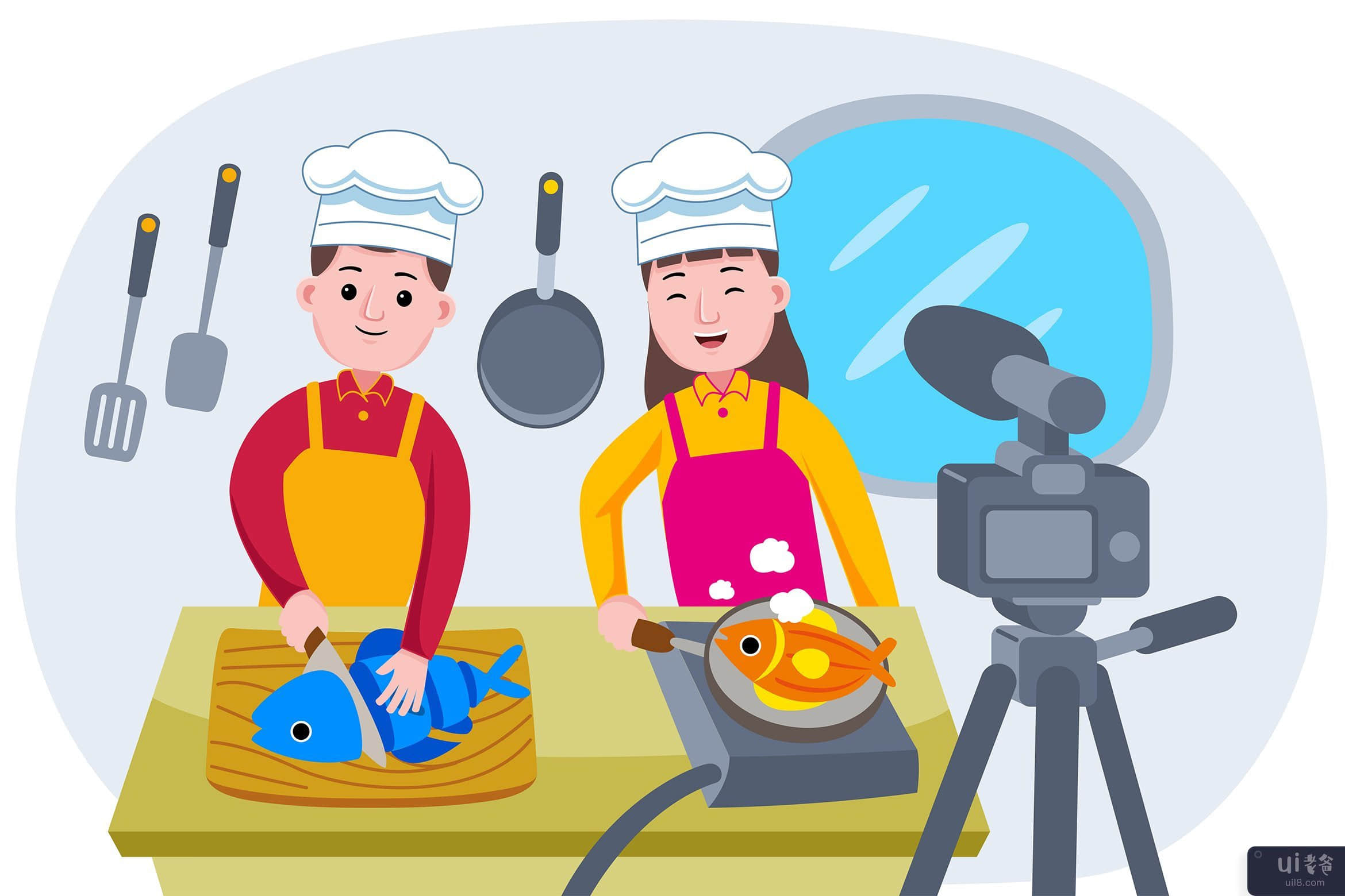 与厨师烹饪直播活动(Broadcasting live event with Chefs cooking)插图2