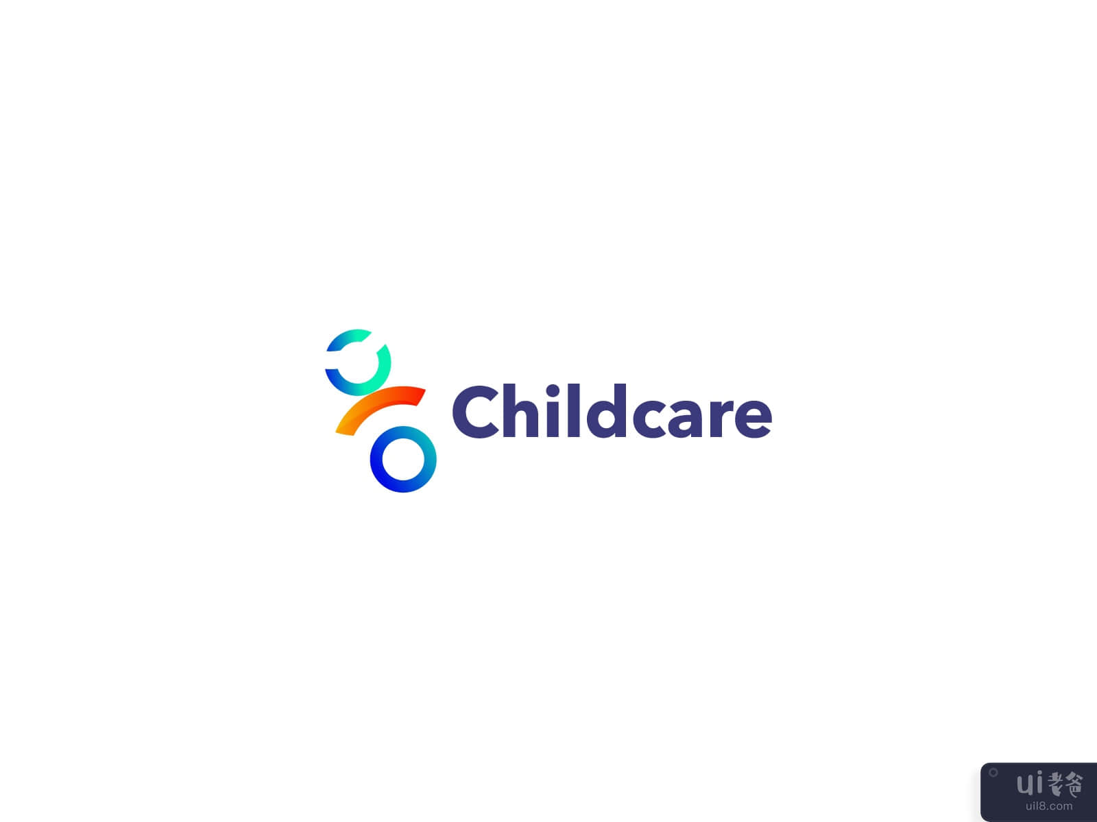 育儿基金会标志设计-现代标志(Childcare Foundation Logo Design - Modern Logo)插图2