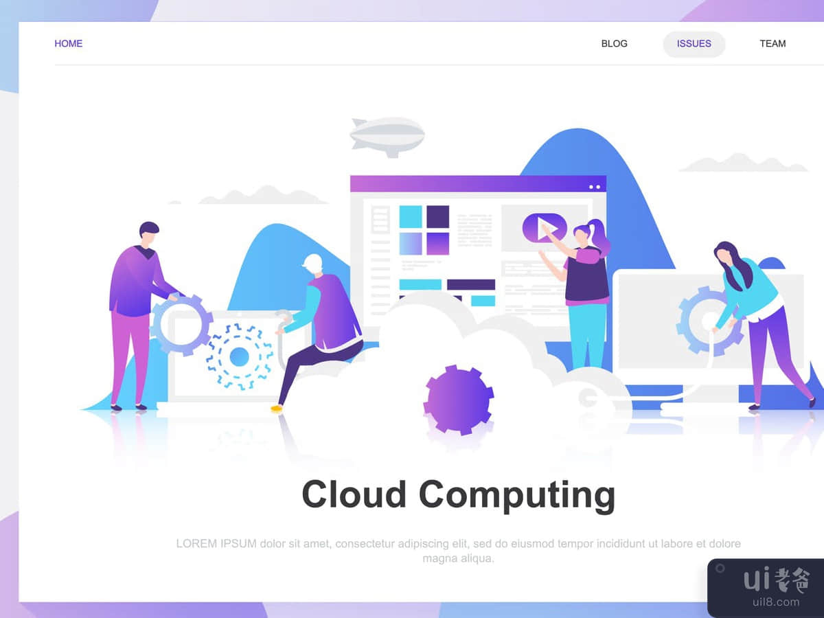 Flat Concept Cloud Computing 