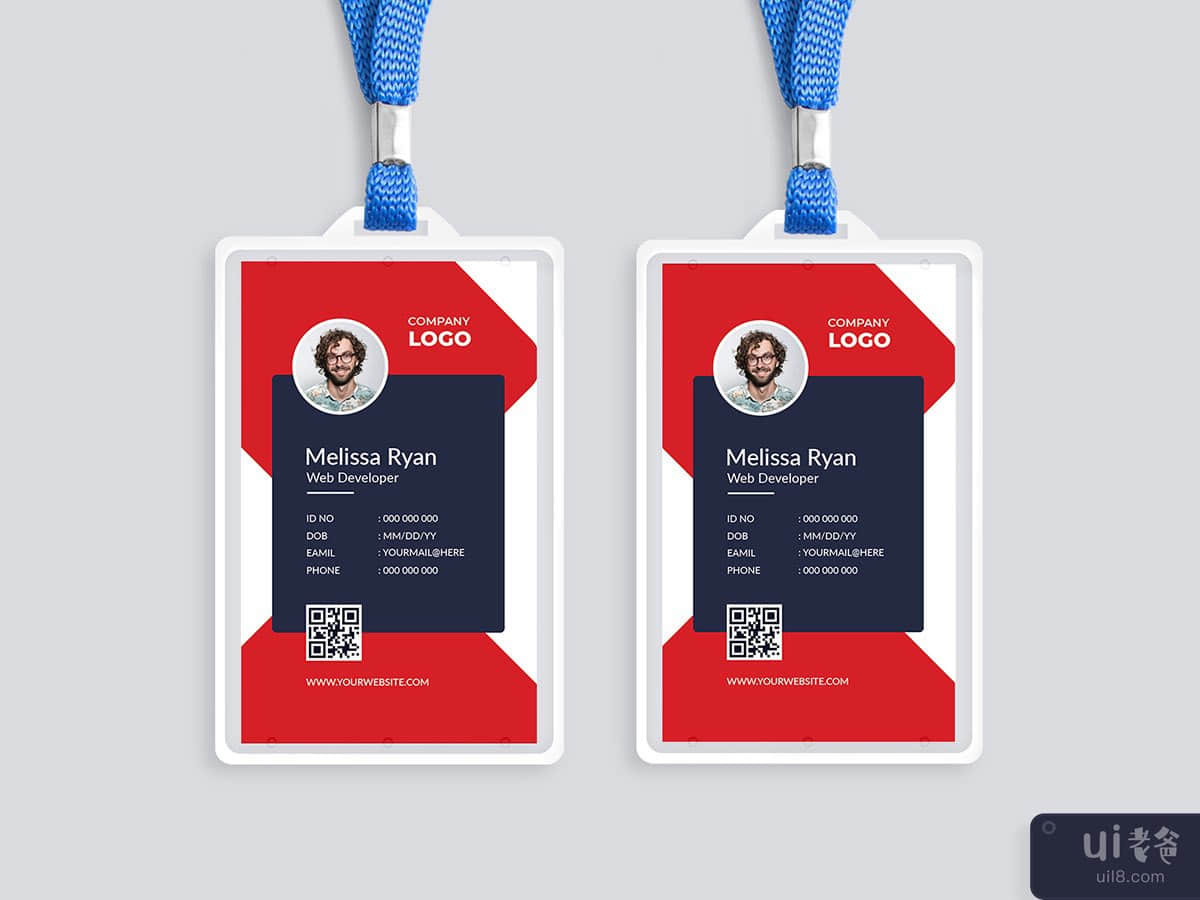 Corporate ID Card Templates