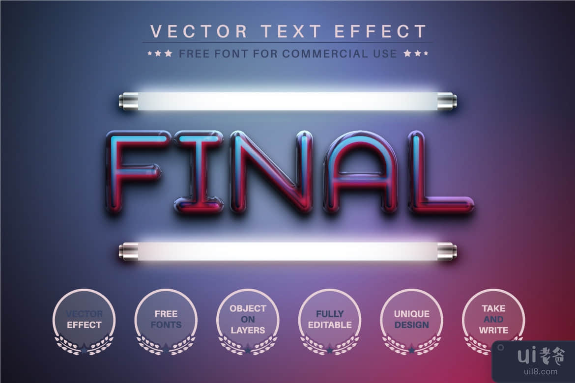 Alien - 可编辑的文字效果，字体样式(Alien - Editable Text Effect, Font Style)插图4