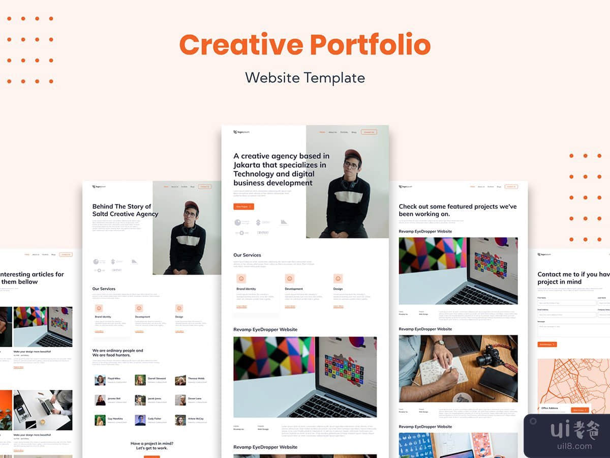 Creative Portfolio Website Template