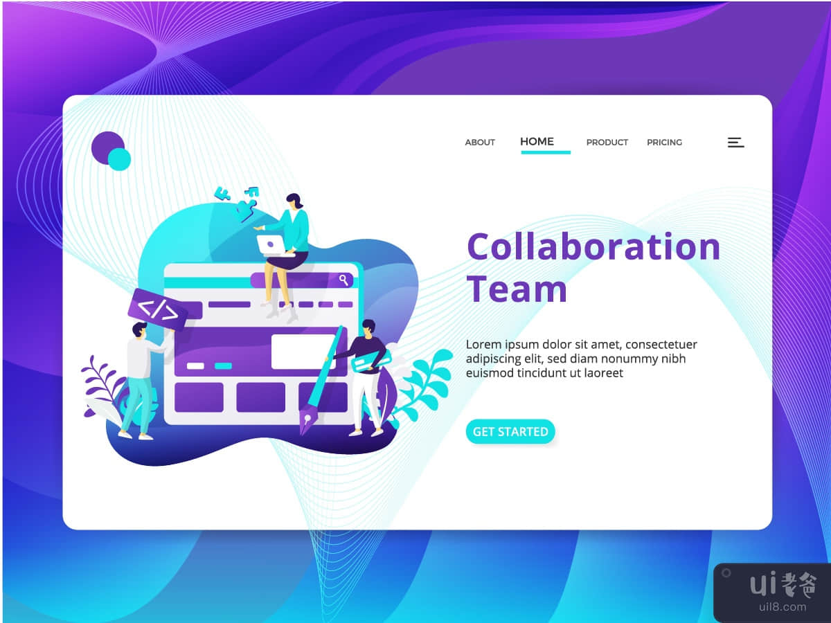 Collaboration Team Illustration