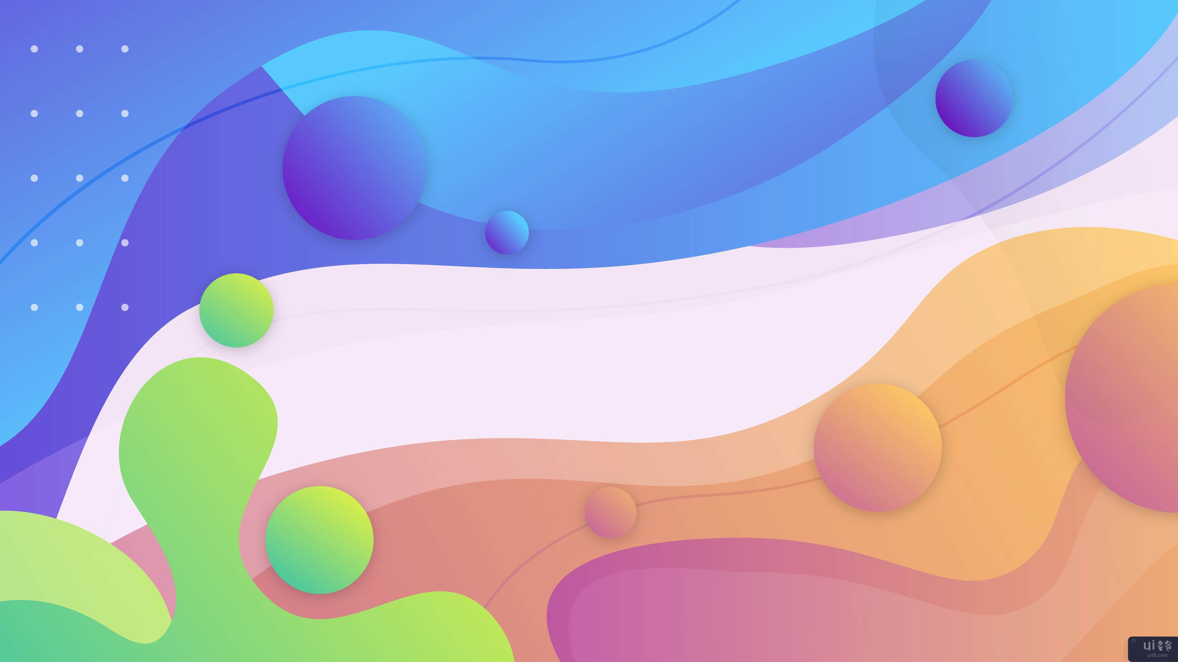 抽象现代彩色背景(Abstract modern Colorful background)插图2