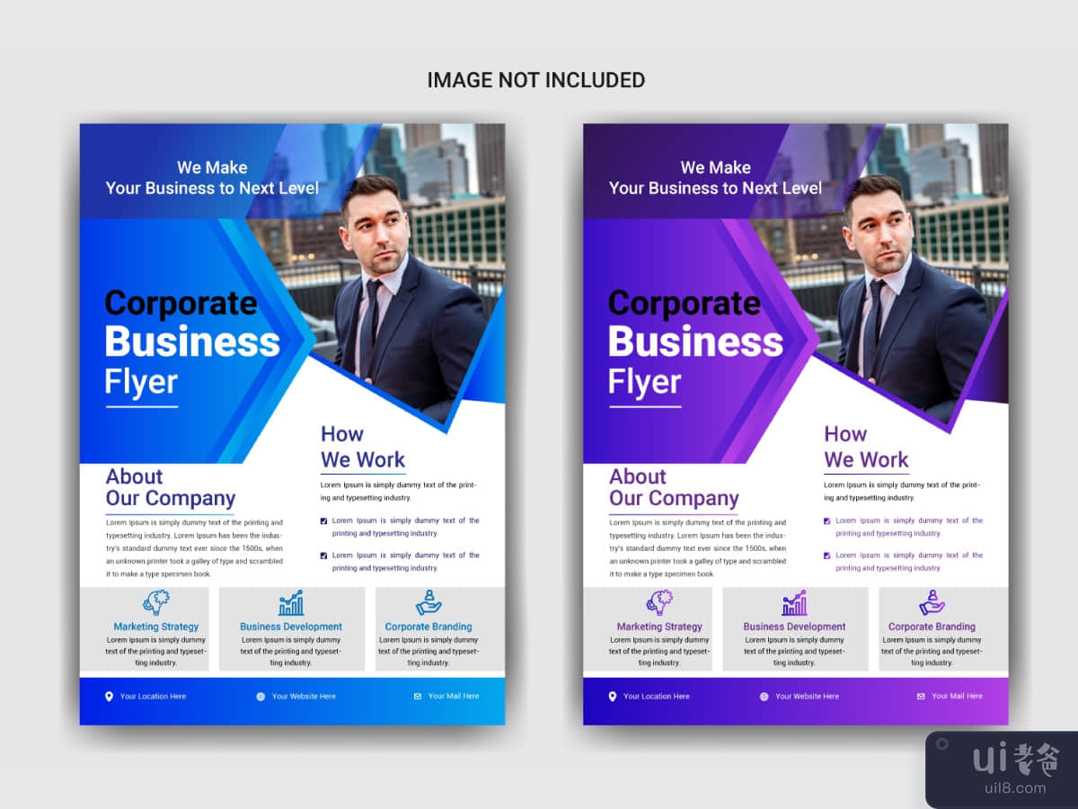 Business flyer template Design
