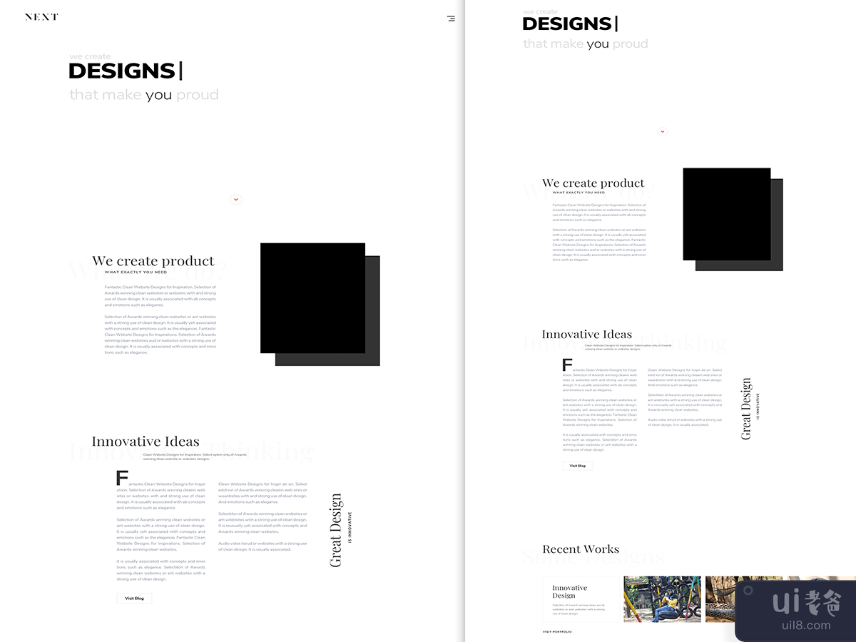 Agency Landing Page Design