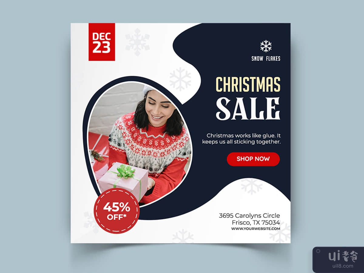 Christmas Sale Offers Social Media Templates