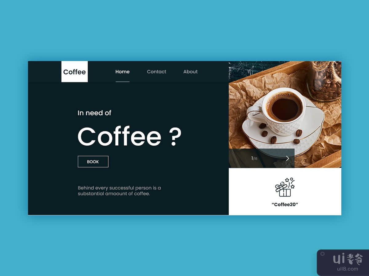 Coffee Web Landing Page