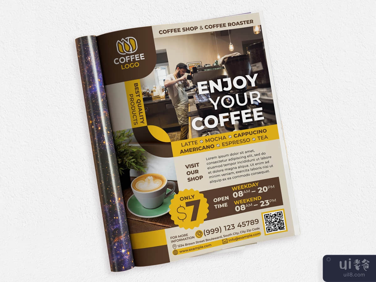 Coffee Shop #01 Ads Magazine
