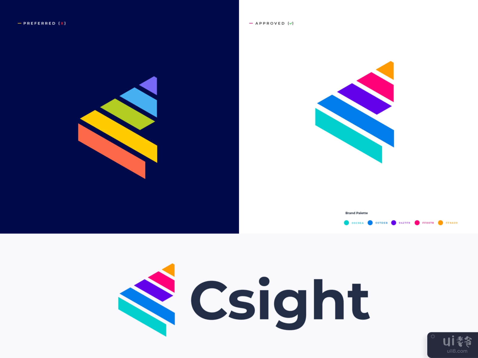 C Letter Logo Design || colorful logo 