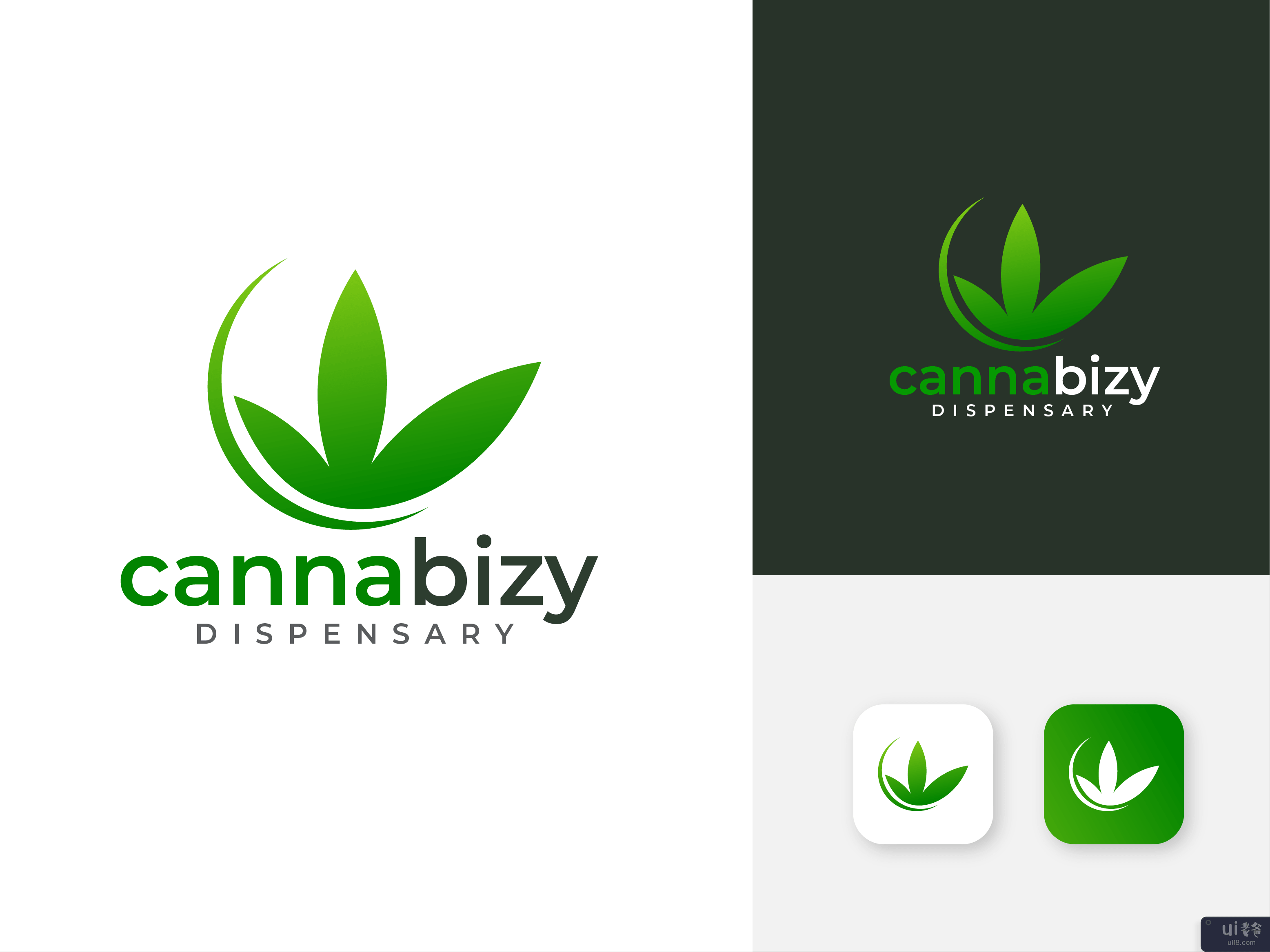 大麻标志设计(cannabis logo design)插图3