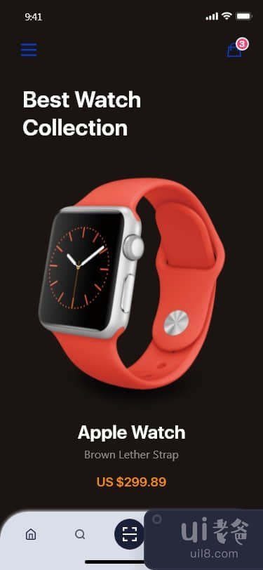 Apple Watch 移动应用程序用户界面(Apple Watch Mobile App UI)插图2