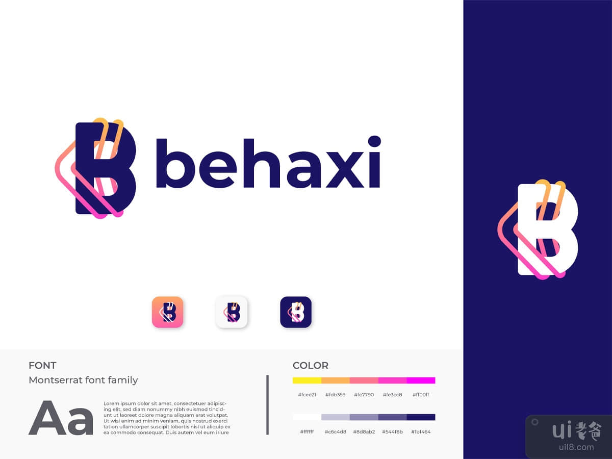 B Letter Logo Branding Template