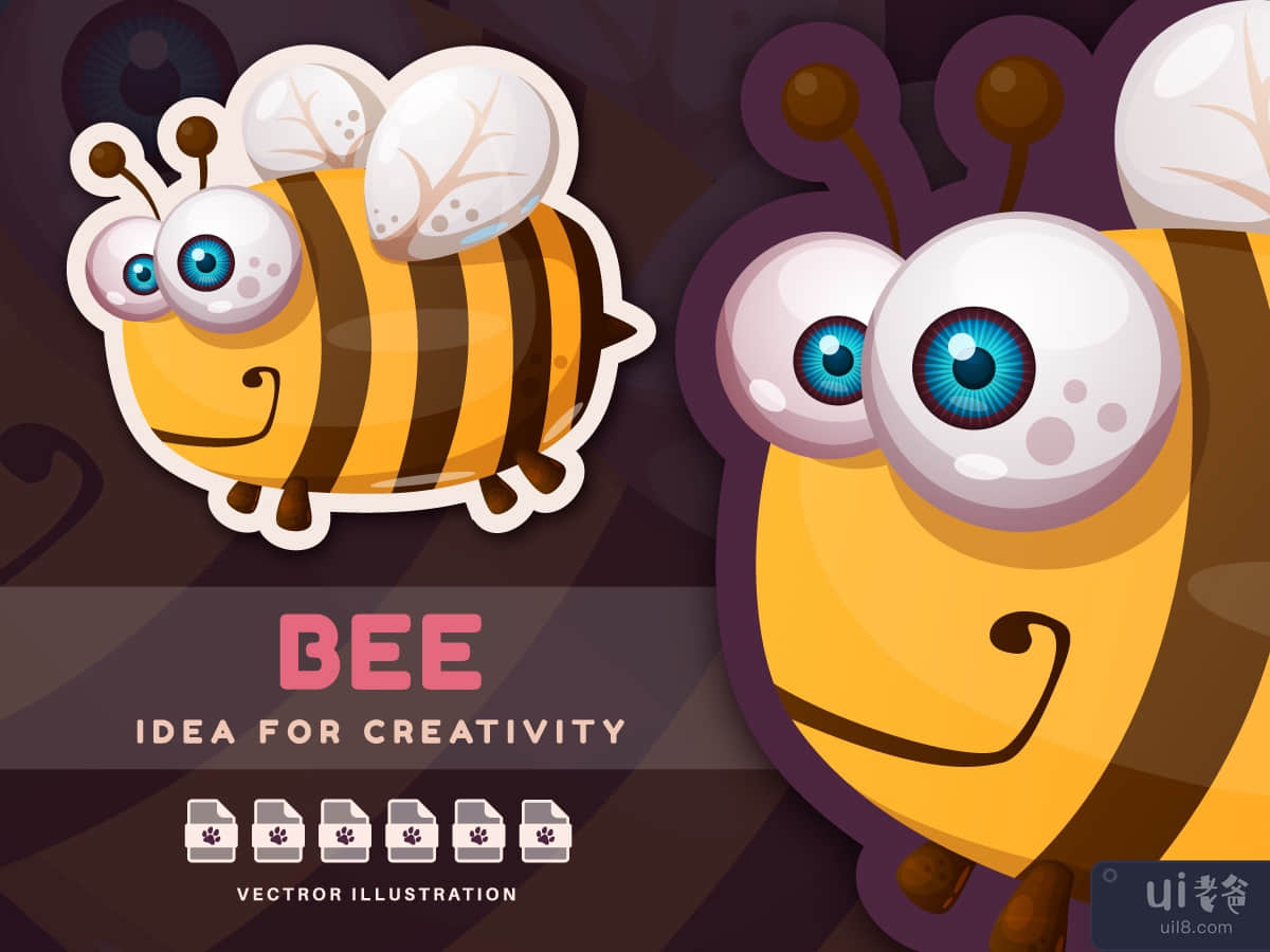 Big Bee - Cute Sticker