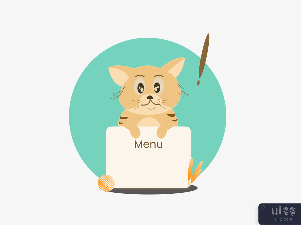 Cat menu Illustrations - Illustrations