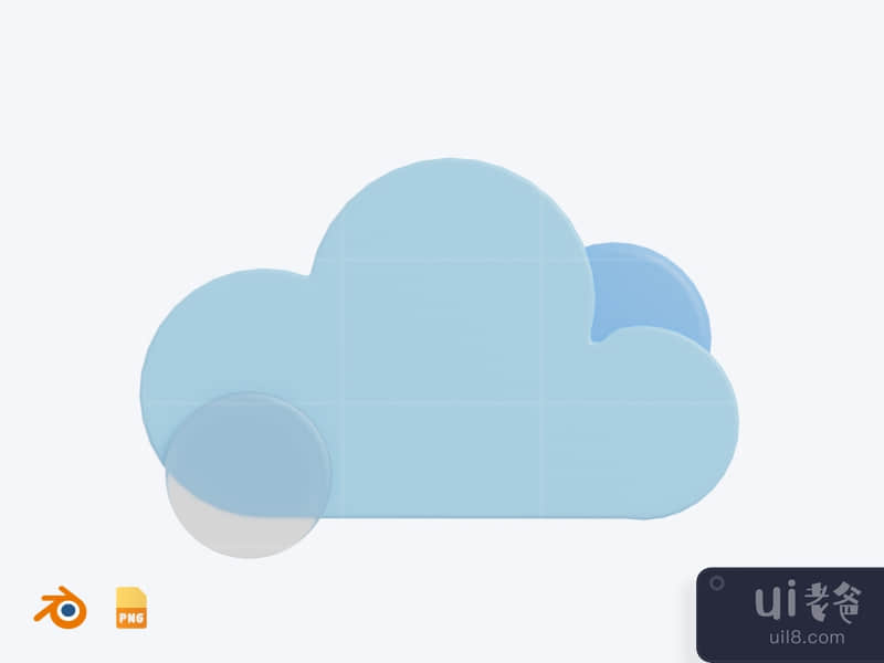 Cloud Storage - Startup and SaaS Icon Pack (front)