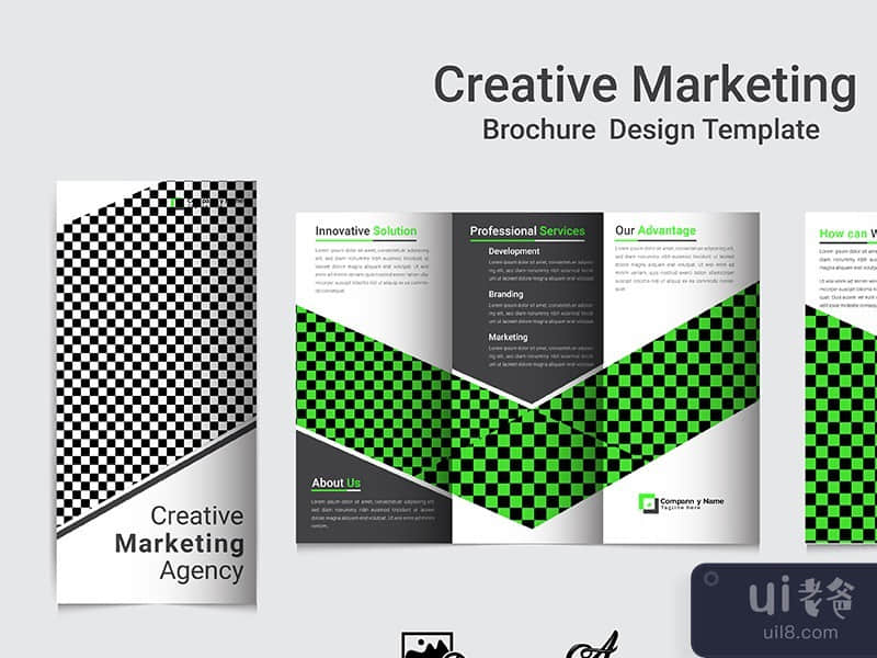 Creative Multipurpose Trifold Brochures Template