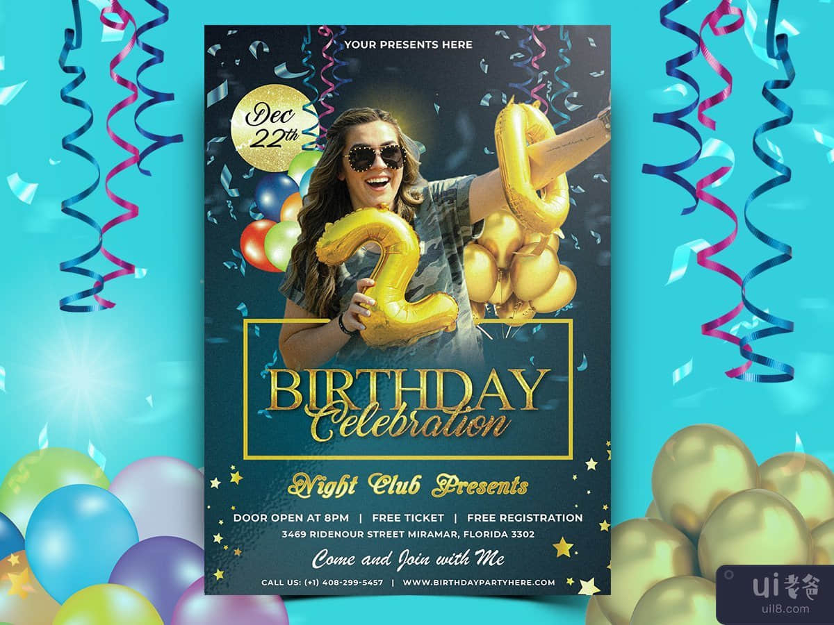 Birthday Party Flyer Vol.02