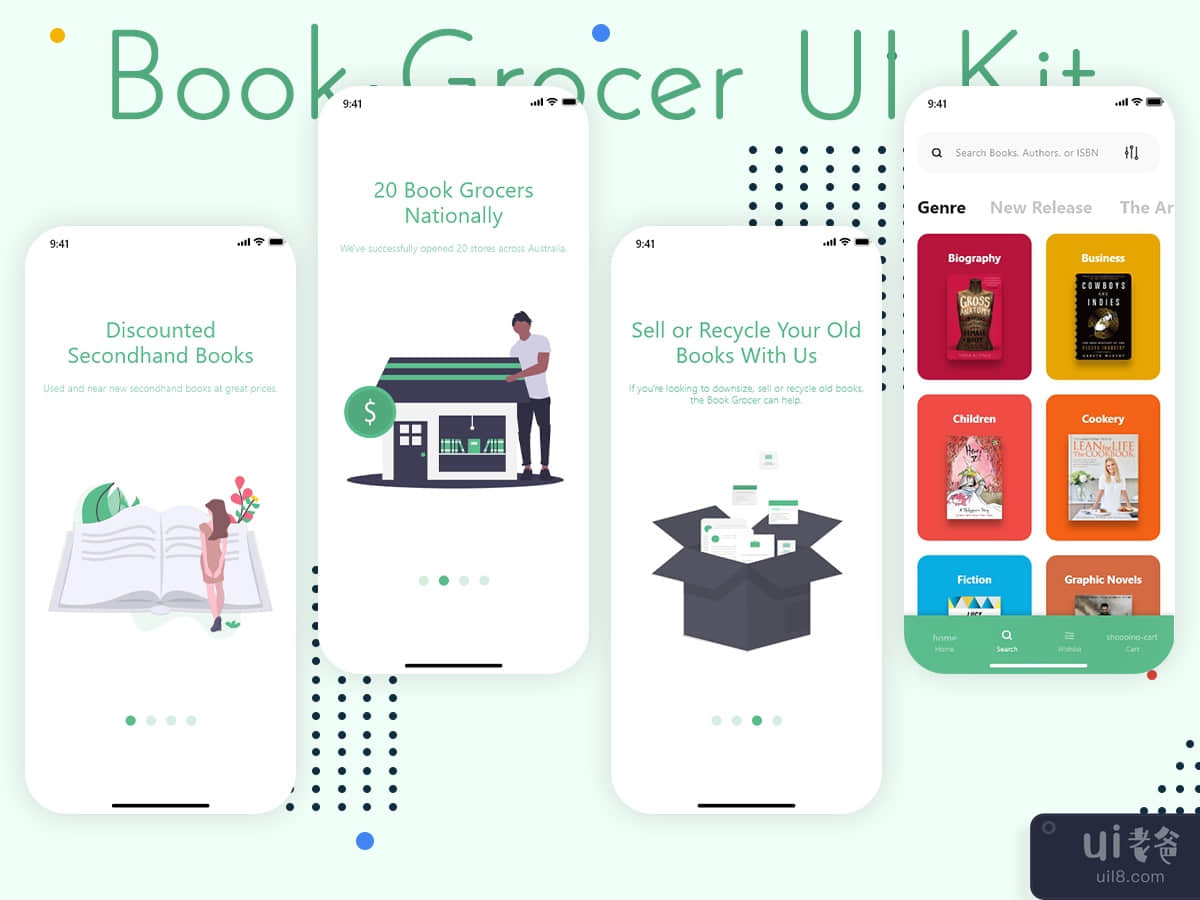 Book Grocer UI Kit