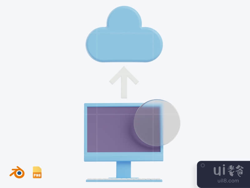 Cloud Computing - Startup and SaaS Icon Pack (front)