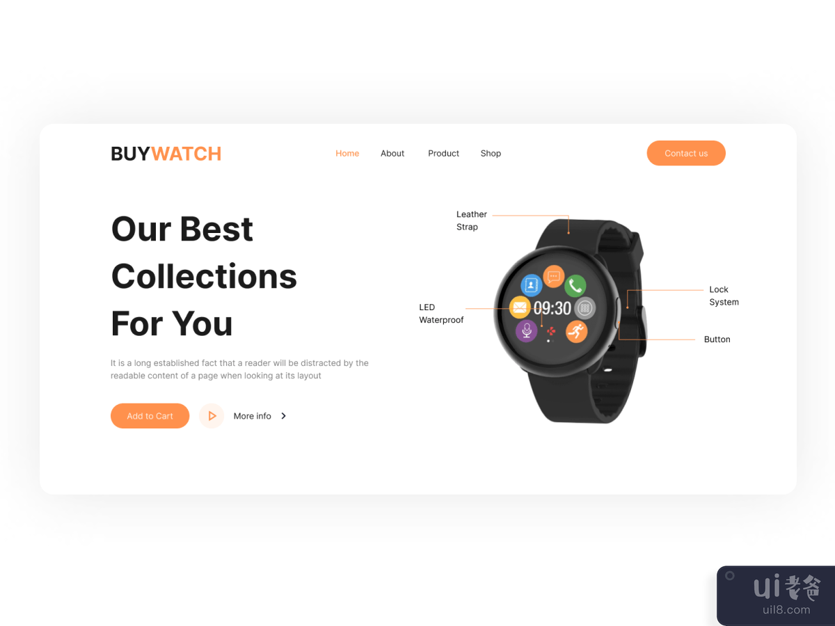 Buy Watch Hero Section