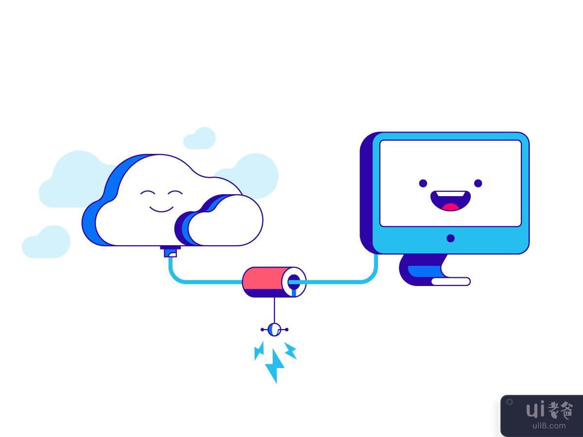 Cloud storage connection 