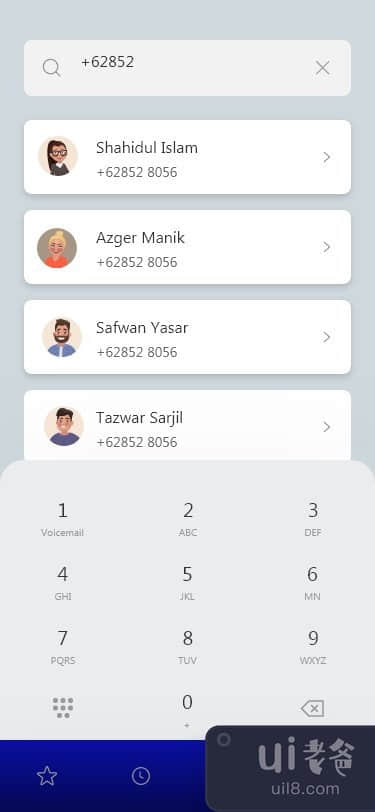 联系移动应用程序 UI 套件(Contact Mobile App UI Kit)插图3