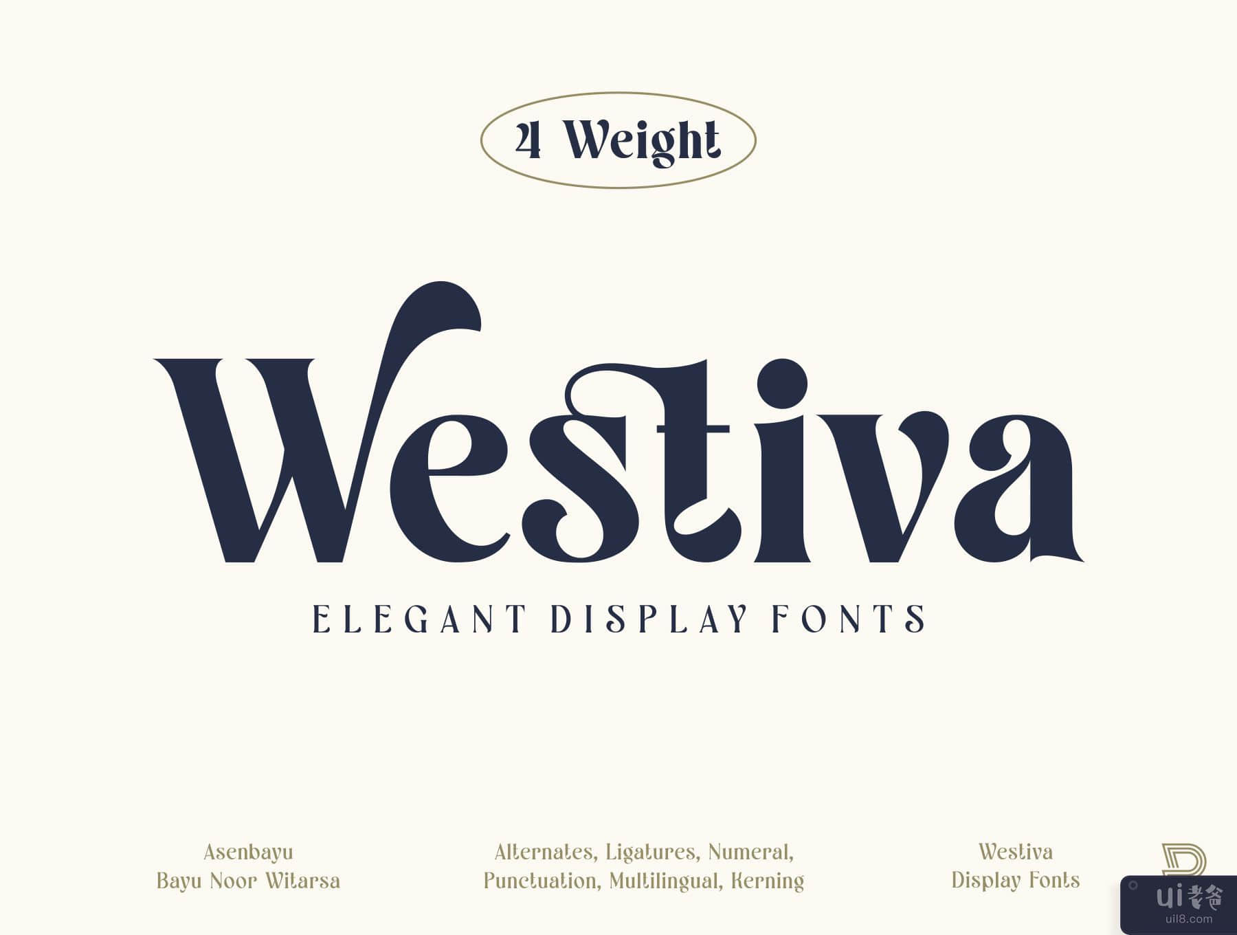 Westiva 字体家族 (Westiva Fonts Family)插图9